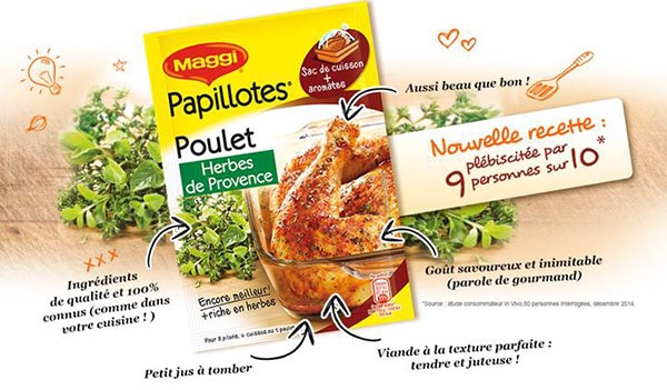 Laissez-vous emballer par les PAPILLOTES® MAGGI® !