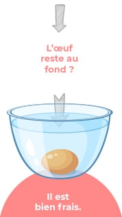 Comment savoir si un œuf est encore bon ?