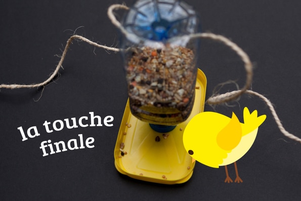 DIY : comment fabriquer une mangeoire à oiseaux avec un pot de