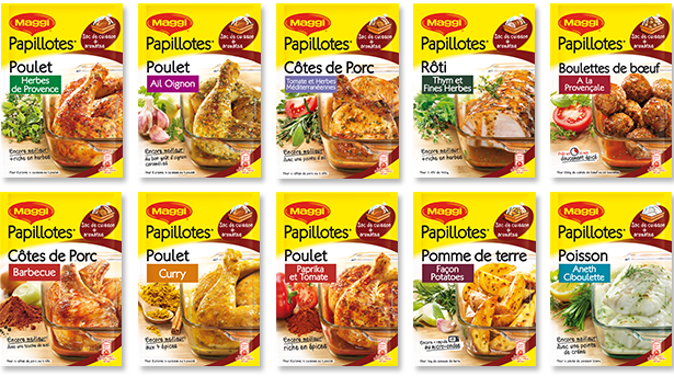 Laissez-vous emballer par les PAPILLOTES® MAGGI® !