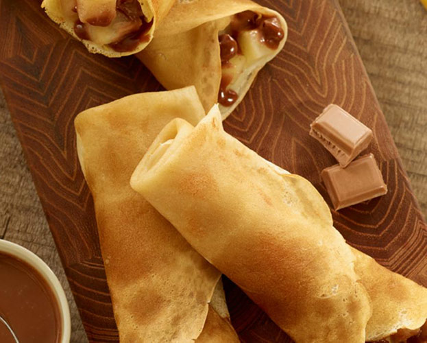 Crêpes au chocolat