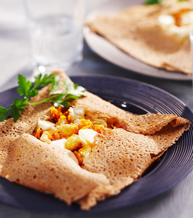 Crêpes au poulet