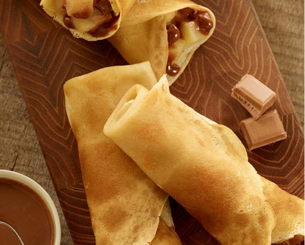Crêpes au chocolat