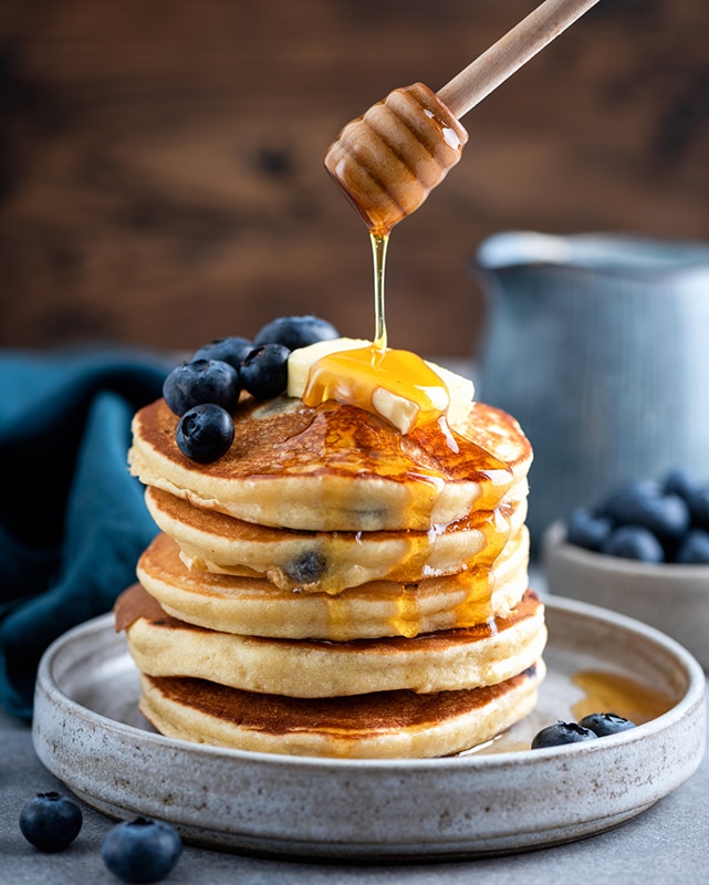 Pancakes légers petit-déjeuner