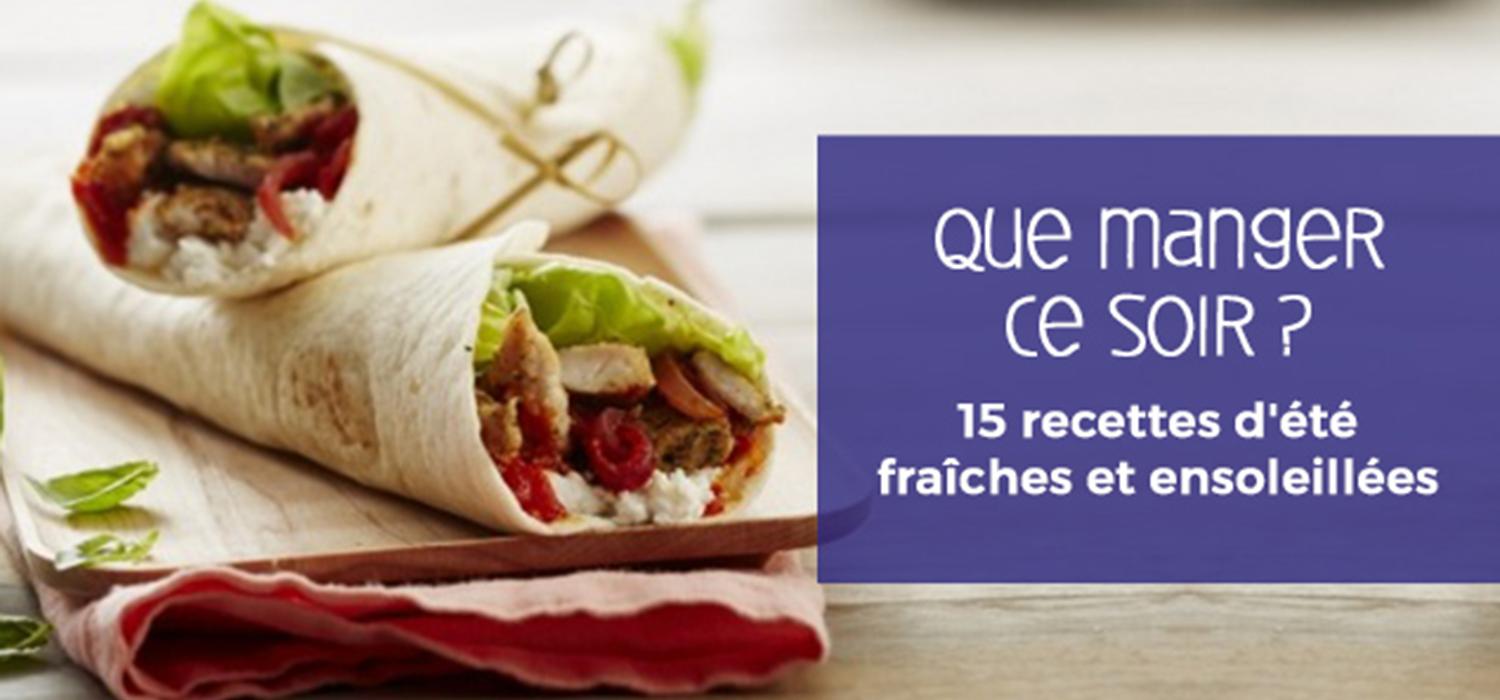 15 idées de repas du soir légers pour l’été ! Croquons la vie
