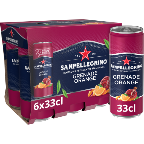 Picture of <em class="placeholder">SANPELLEGRINO boisson gazeuse aromatisée Melograno &amp; Arancia 6x33cl</em>