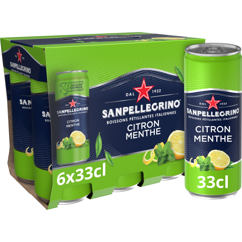 Picture of <em class="placeholder">SANPELLEGRINO boisson gazeuse aromatisée Limone &amp; Menta 6x33cl</em>