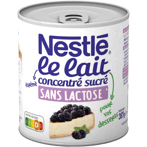 Picture of <em class="placeholder">NESTLE Lait Concentré Sucré Sans Lactose à pâtisser boîte 387g</em>