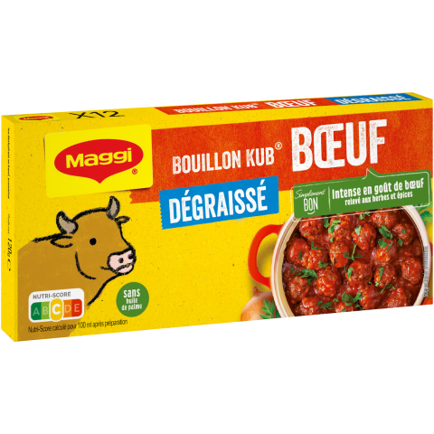 Picture of <em class="placeholder">MAGGI Bouillon KUB Bœuf Dégraissé x12 cubes - 120g</em> Picture of <em class="placeholder">MAGGI Bouillon KUB Bœuf Dégraissé x12 cubes - 120g</em>