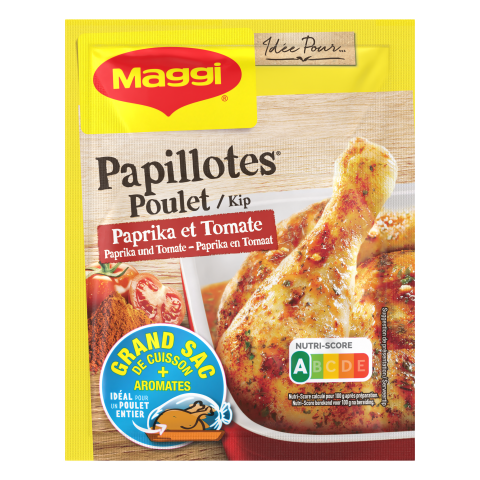 Picture of <em class="placeholder">MAGGI Papillotes Poulet Paprika et Tomate 28g</em>