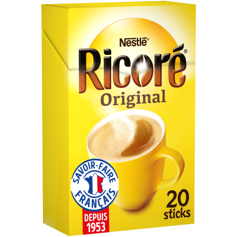 Picture of <em class="placeholder">RICORE Original, Café & Chicorée, Boîte 20 Sticks (3g chacun)</em> Picture of <em class="placeholder">RICORE Original, Café & Chicorée, Boîte 20 Sticks (3g chacun)</em>