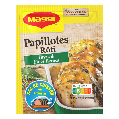 Picture of <em class="placeholder">MAGGI Papillotes Rôti Thym et Fines Herbes 30g</em> Picture of <em class="placeholder">MAGGI Papillotes Rôti Thym et Fines Herbes 30g</em>