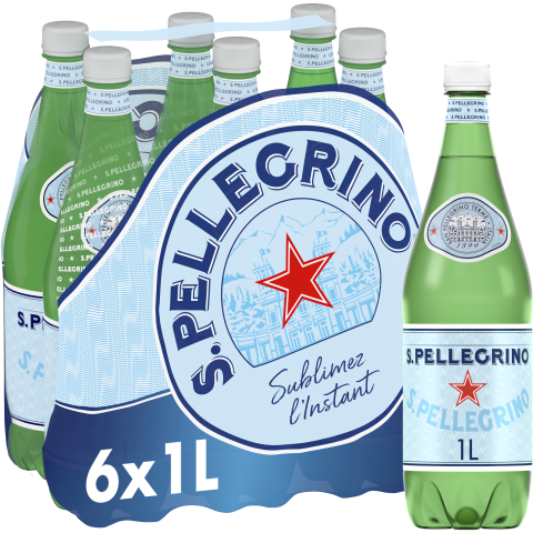 Picture of <em class="placeholder">S.PELLEGRINO eau minéral naturelle gazeuse 6 x 1L PET</em>