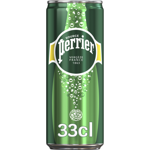 PERRIER eau minérale naturelle gazeuse 33cl