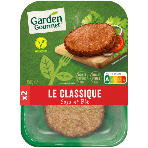 Picture of <em class="placeholder">GARDEN GOURMET Le Classique Soja et Blé 150g</em>