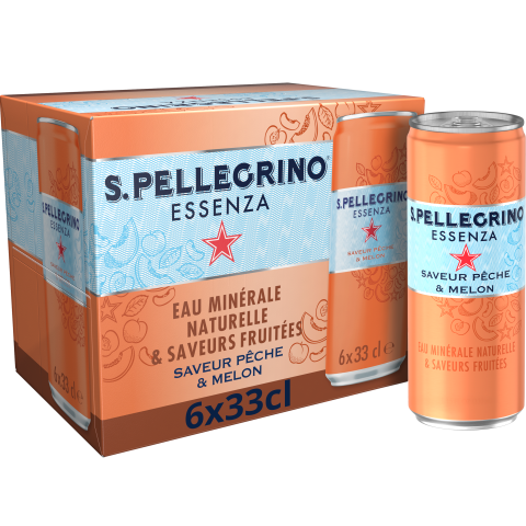 Picture of <em class="placeholder">S. PELLEGRINO Essenza Peche Melon 6x33cl</em>