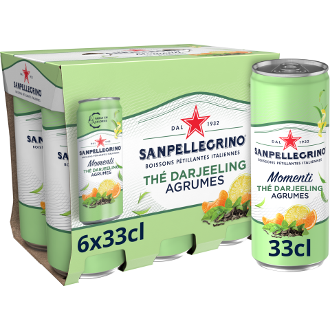 Picture of <em class="placeholder">SANPELLEGRINO MOMENTI Thé Darjeeling Agrumes 6x33cl</em>