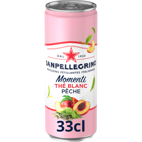 Picture of <em class="placeholder">SANPELLEGRINO MOMENTI Thé Blanc Pêche 33cl</em>