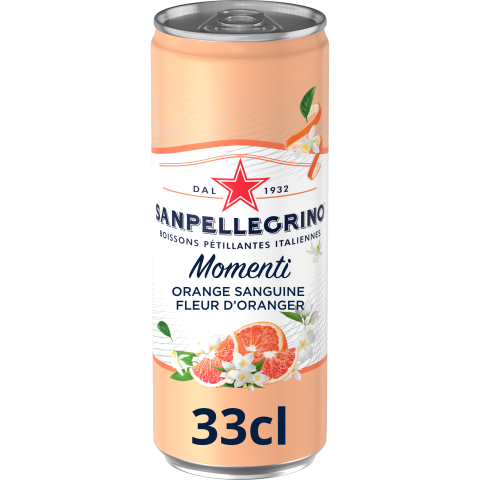 Picture of <em class="placeholder">SANPELLEGRINO Momenti bois gazeuse aro orang sangu fleur d&#039;oranger33cl</em>