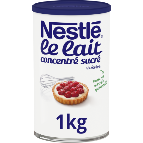 NESTLE® Lait Concentré Sucré à pâtisser lait entier boîte 1kg