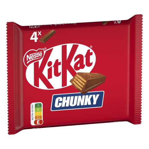KITKAT Chunky Barre au chocolat au Lait 40g lot de 4