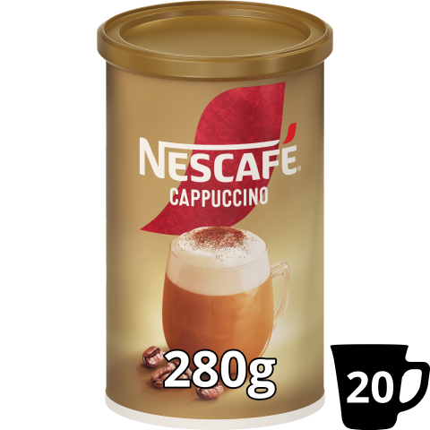NESCAFÉ Cappuccino, Café soluble, Boîte de 280g