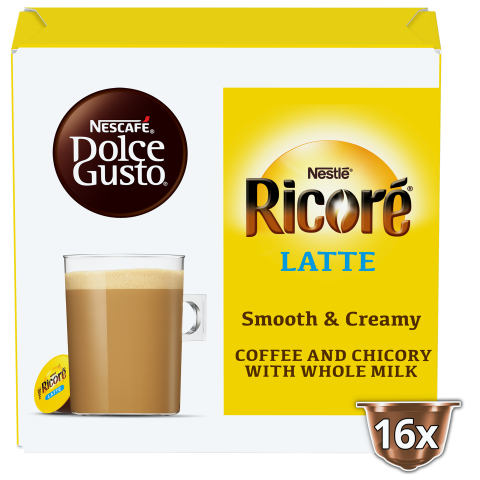 Capsules NESCAFE DOLCE GUSTO RICORE Latte 16 Capsules