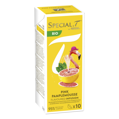 SPECIAL.T by NESTLE Pink Pamplemousse infusion Bio 10 capsules SPECIAL.T by NESTLE Pink Pamplemousse infusion Bio 10 capsules