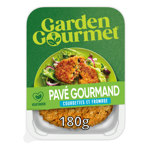 GARDEN GOURMET Pavé Gourmand courgettes et fromage x2