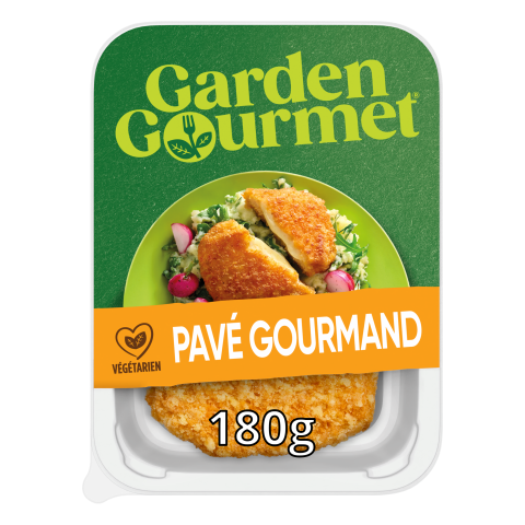 GARDEN GOURMET Pavé Gourmand fromage soja et blé x2