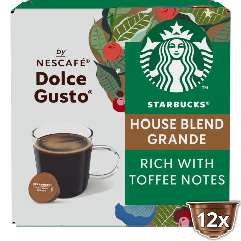 STARBUCKS by NESCAFE Dolce Gusto House Blend 12 capsules