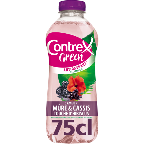 CONTREX Green antioxydant eau aromatisée Hibiscus 75cl