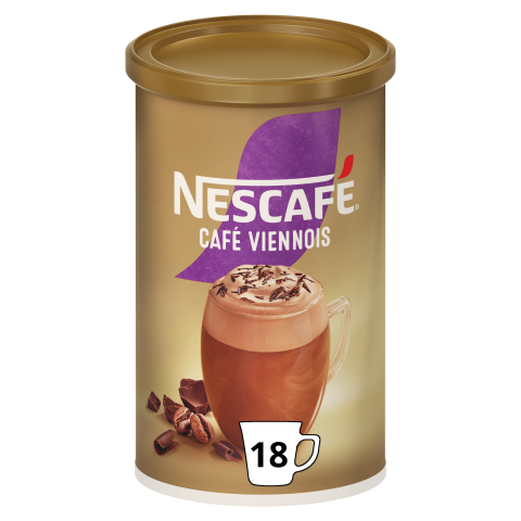 NESCAFÉ® Café Viennois, Café soluble, Boîte de 306g