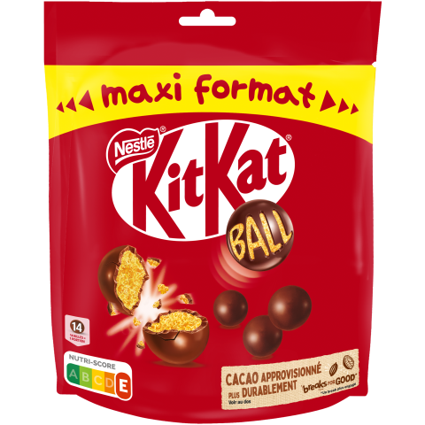KITKAT Ball, Billes au chocolat au Lait, 400g