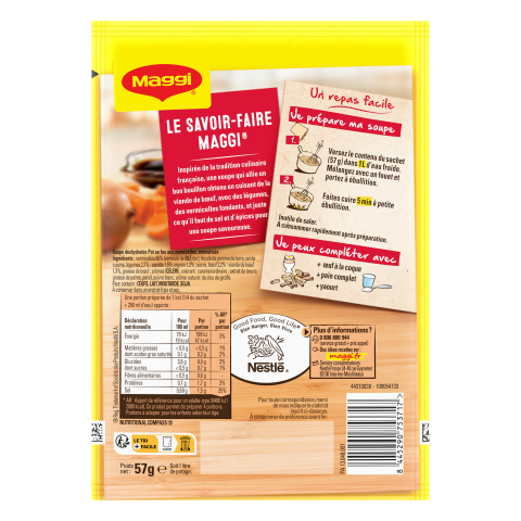 MAGGI Soupe Pot au Feu aux Vermicelles 57g