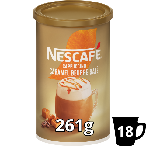 NESCAFE Cappuccino Caramel Beurre Salé