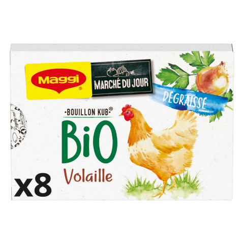 MAGGI Bouillon BIO Volaille Dégraissé 80g