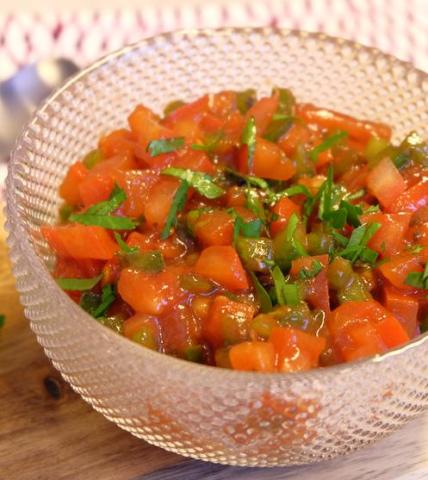 Ezme, salade de tomates turque