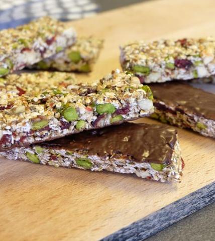 Granola barre au chocolat