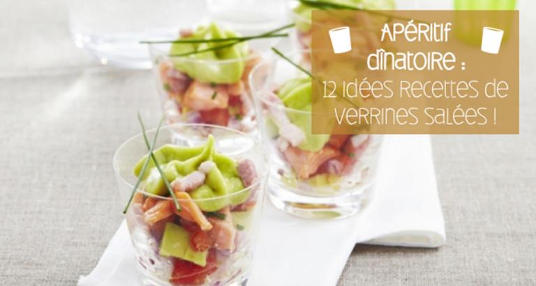 12 idées recettes de verrines pour l'apéro