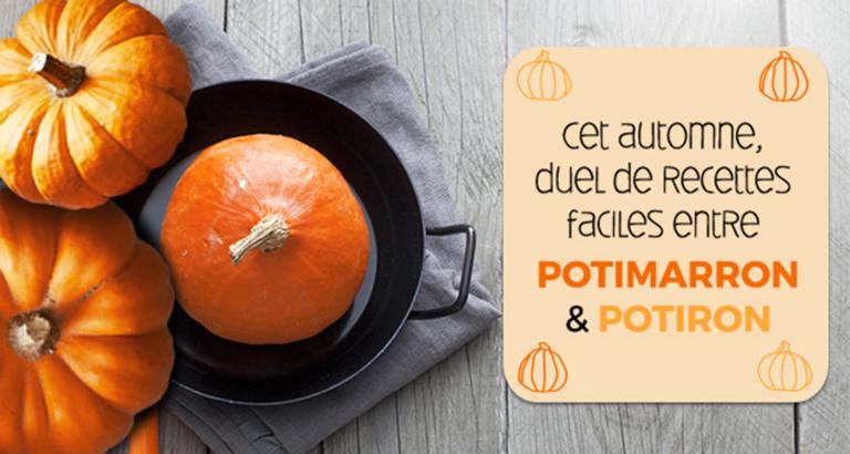 Recettes de potiron et de potimarron