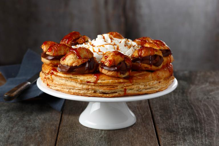 Gâteau Saint Honoré au chocolat