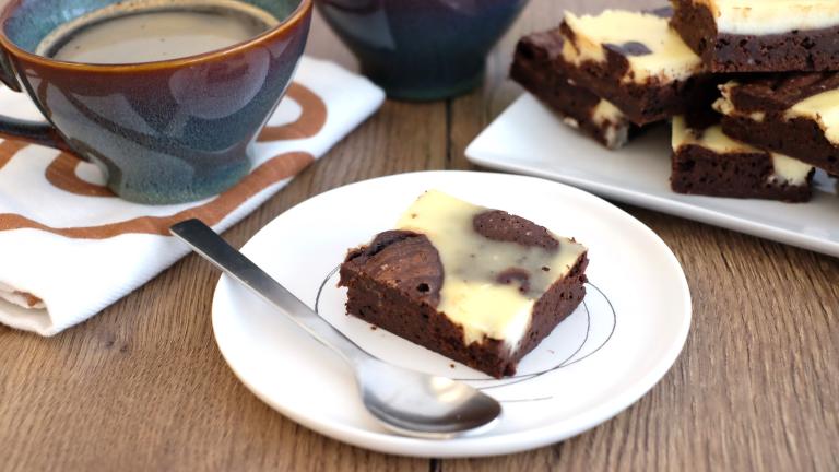Brownie marbré
