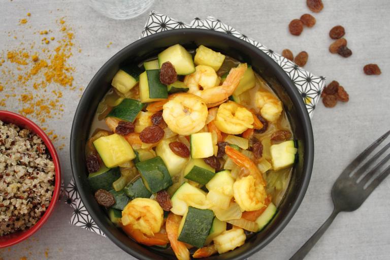 Curry de crevettes Cookeo Curry de crevettes Cookeo