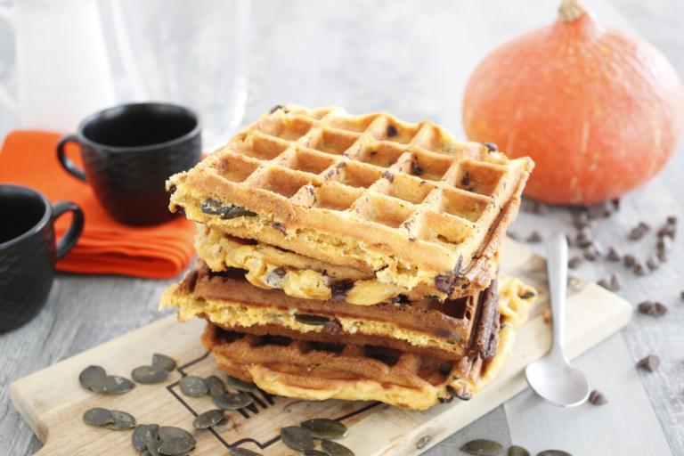 Gaufres Vegan potimarron Gaufres Vegan potimarron