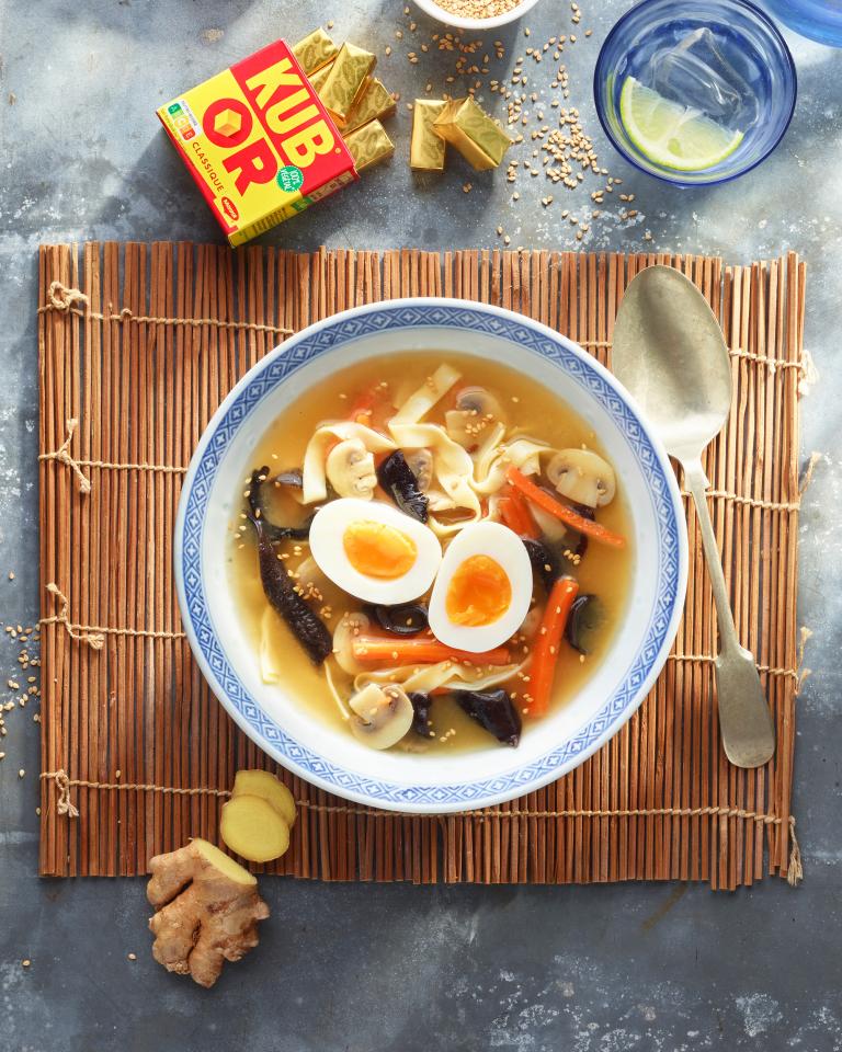 Recettes de soupe miso et d'oeuf