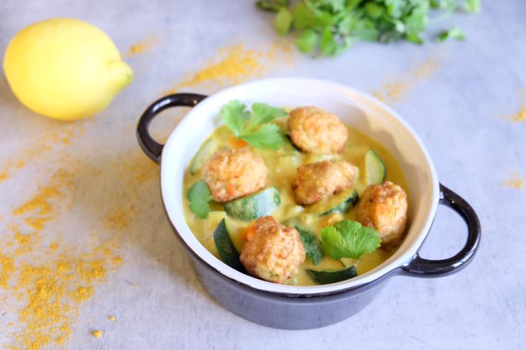 Curry de boulettes de légumes Curry de boulettes de légumes