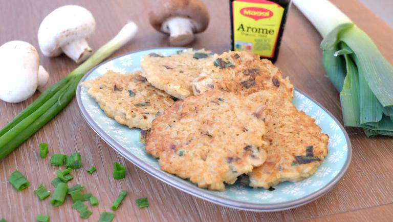 Galettes de riz aux légumes anti gaspi