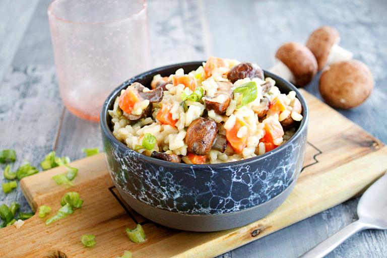 Risotto de légumes vegan Risotto de légumes vegan