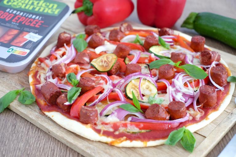 Pizza orientale végétale Pizza orientale végétale